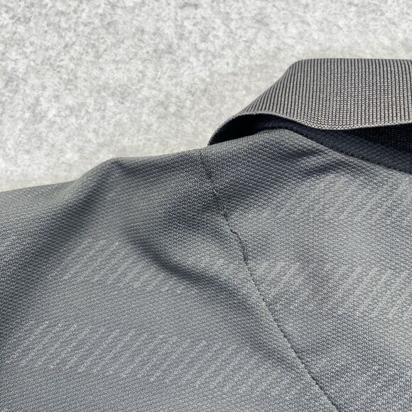 Nike Dri-Fit NFL New Orleans Saints Polo Shirt Men’s Medium Gray Golf Activewear - Picture 13 of 14